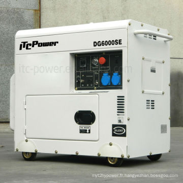Générateur diesel 5kva type silencieux, groupe électrogène, moteur diesel